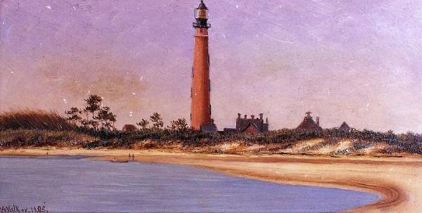 Ponce Park Light House, Florida by William Aiken Walker