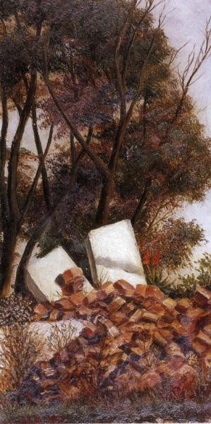 Ruin Of Luturne Cottage, Arden, North Carolina by William Aiken Walker Oil Painting Reproductions