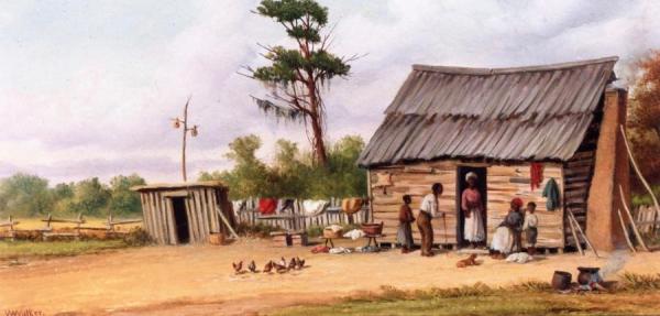 The Old Cabin by William Aiken Walker
