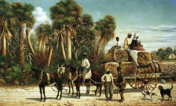 Wagonload Of Cotton by William Aiken Walker