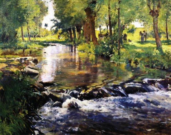 The Stream, Giverny by William Blair Bruce