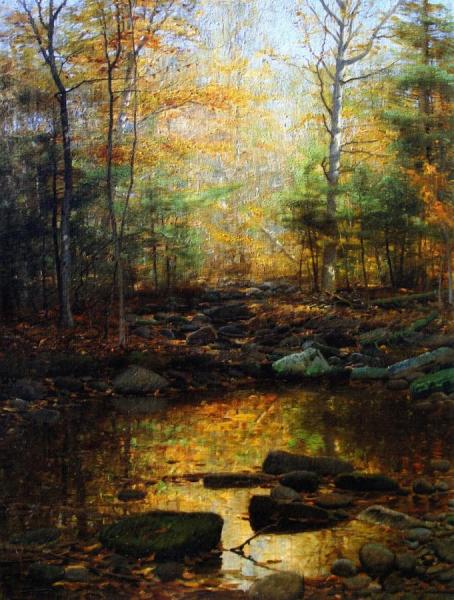 Woodland Brook by William Bliss Baker Oil Painting Reproductions