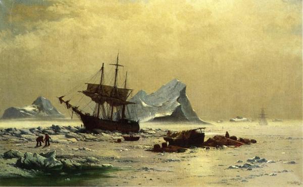 Among The Ice Floes by William Bradford