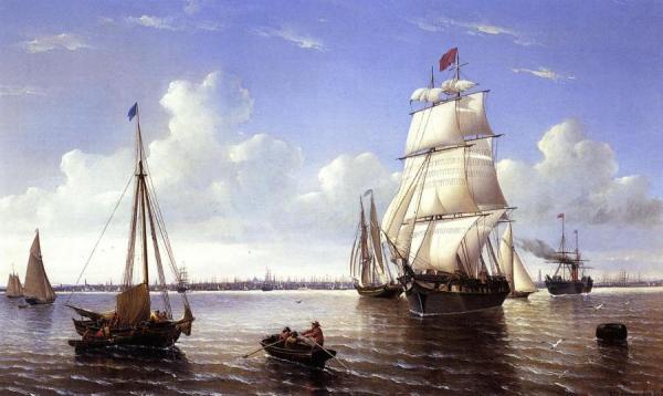 Boston Harbor by William Bradford