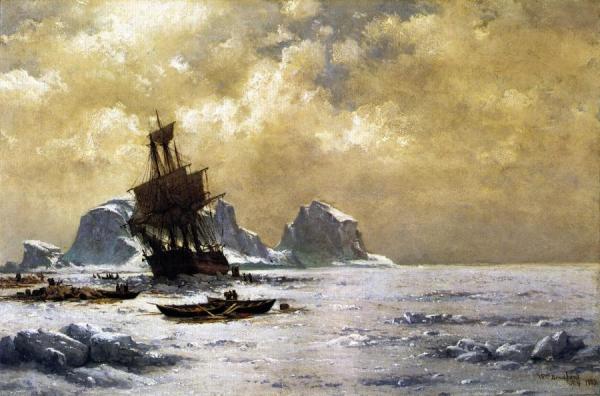 Caught In The Ice by William Bradford