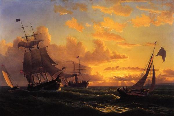 William Bradford Fresh Breeze Of Sandy Hook