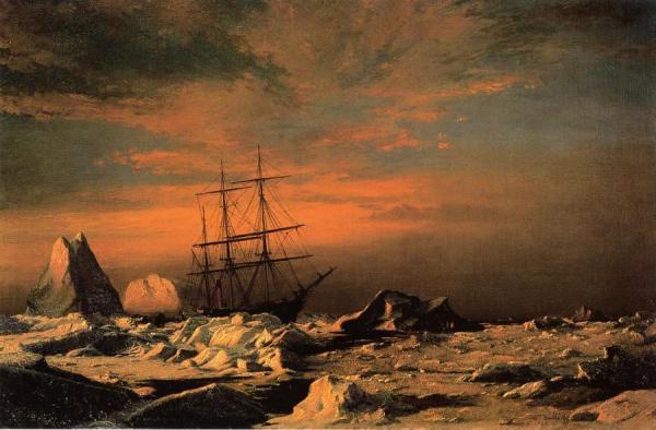 Ice Dwellers Watching The Invaders by William Bradford