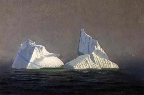 Icebergs by William Bradford