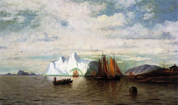 Icebergs by William Bradford