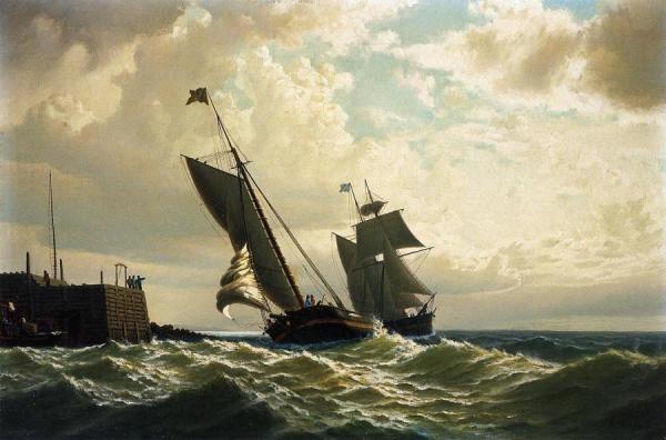 Making Harbor by William Bradford