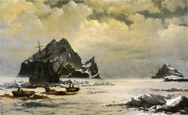 Morning On The Artic Ice Fields by William Bradford