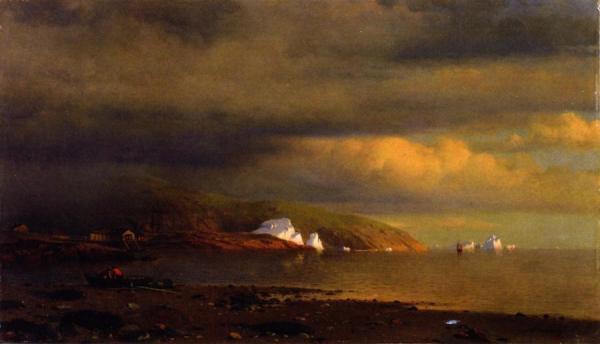 Near Cape St. Johns, Coast Of Labrador by William Bradford
