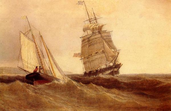 Passing Ships by William Bradford