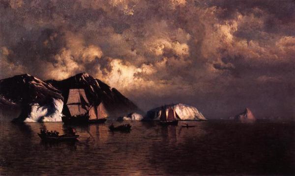 Seiners Off The Coast Of Labrador by William Bradford