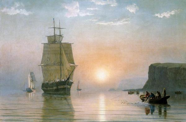 Sunrise Off Grand Manan by William Bradford