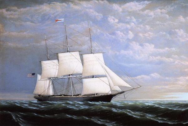 William Bradford Whaleship 'syren Queen' Of Fairhaven