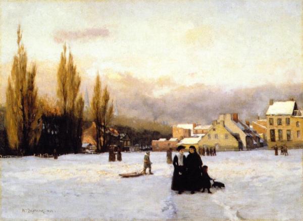 Champ-de-mars, Winter by William Brymner