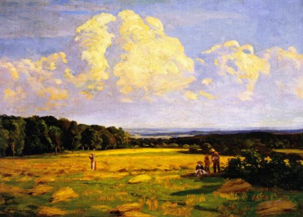 Harvesting, Sainte-famille by William Brymner Oil Painting Reproductions