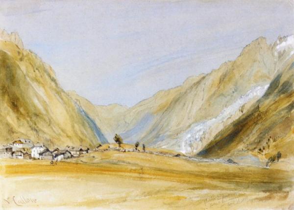 Glacier Du Bois, Chamonix by William Callow, R.w.s.