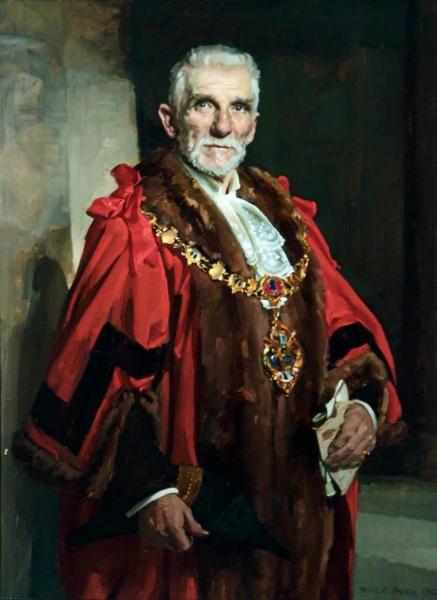 Alderman Benjamin Swanwick, Mayor Of Wallasey by William Charles Penn