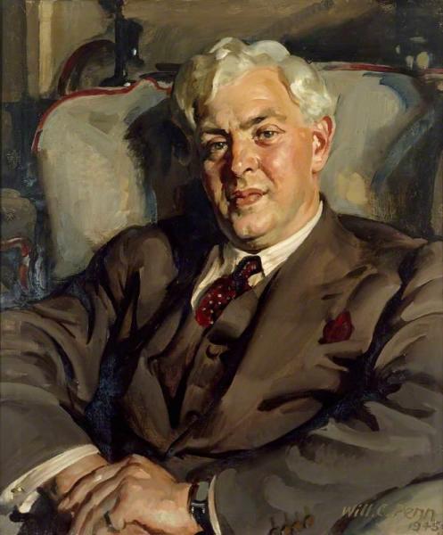 George Cyril Allen, Professor Of Political Economy by William Charles Penn Oil Painting Reproductions