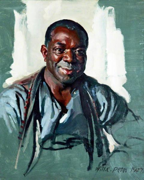 Head Of A Black Man by William Charles Penn Oil Painting Reproductions