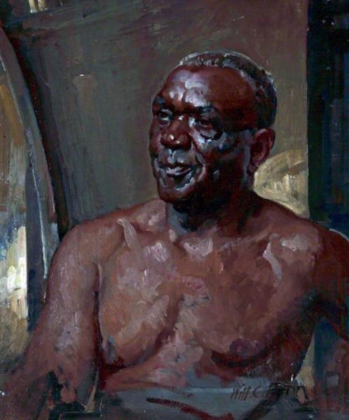 Portrait Study, Head Of A Black Man by William Charles Penn