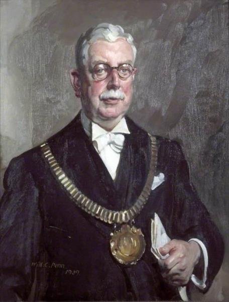 Sir Charles Sydney Jones, Pro-chancellor Of The University Of Liverpool by William Charles Penn