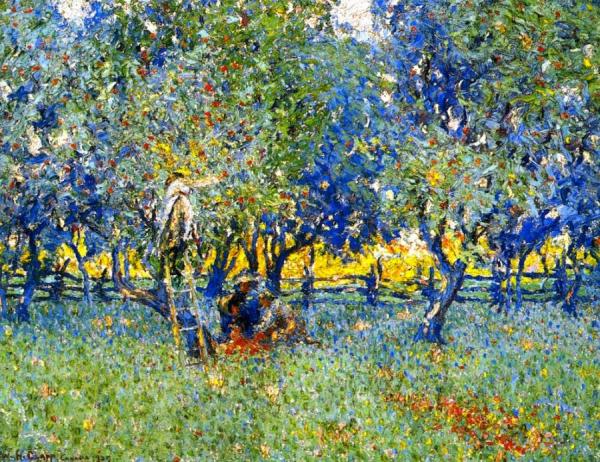 In The Orchard, Quebec by William Clapp Oil Painting Reproductions
