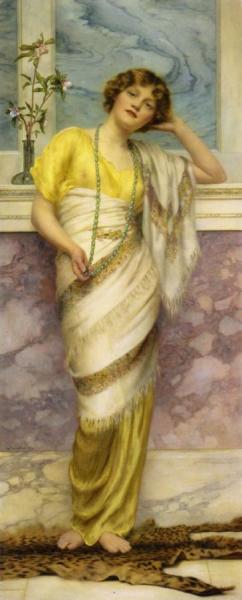 The Turquoise Necklace by William Clarke Wontner