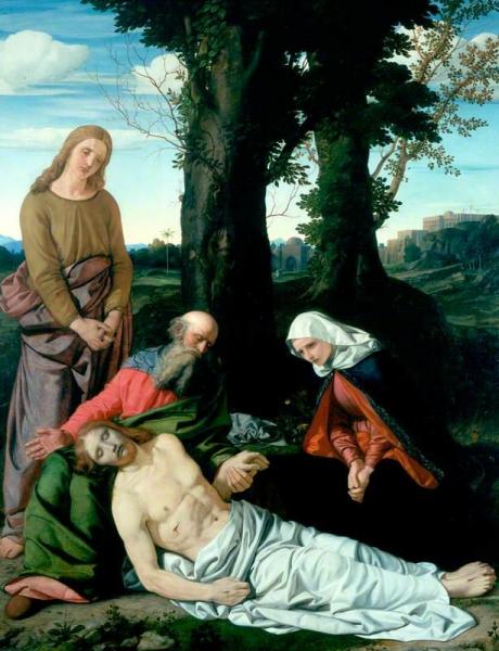 William Dyce Lamentation Over The Dead Christ