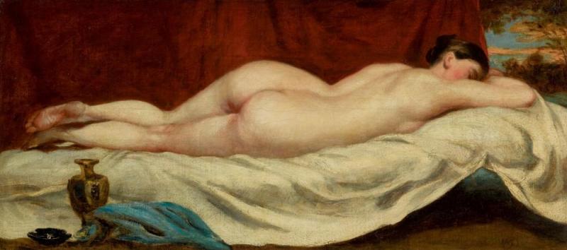 Sleeping Female Nude by William Etty Oil Painting Reproductions