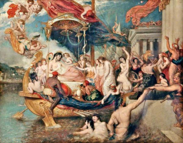Cleopatra's Arrival In Cilicia by William Etty Oil Painting Reproductions