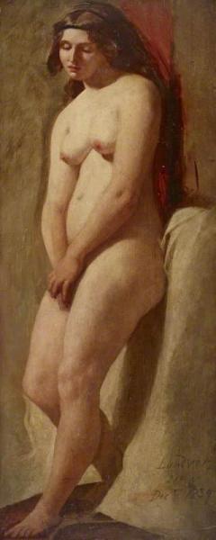 Female Nude Standing by William Etty Oil Painting Reproductions