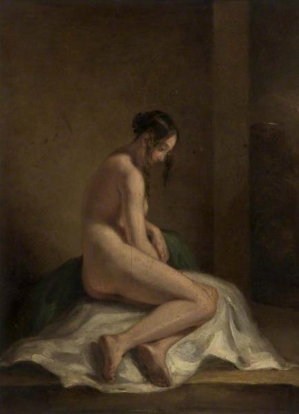 Female Nude Study by William Etty