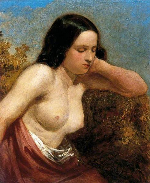 Head And Shoulders Of A Woman by William Etty