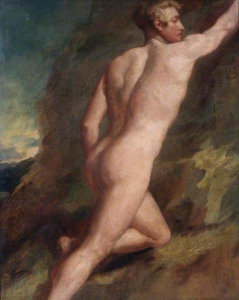 Male Nude Study by William Etty