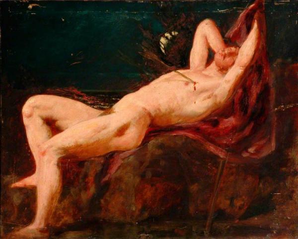 Man With An Arrow by William Etty