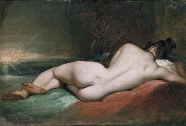 Nude Woman Reclining by William Etty