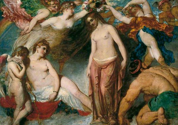 Pandora Crowned By The Seasons by William Etty