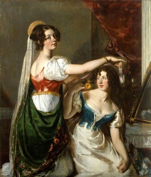 Preparing For A Fancy Dress Ball by William Etty