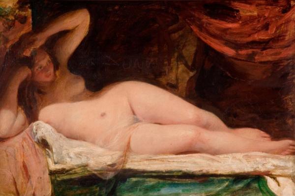 Reclining Nude by William Etty Oil Painting Reproductions