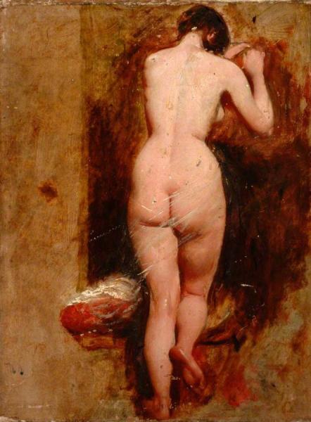 Standing Female Nude, Back View by William Etty