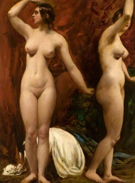 William Etty Studies Of A Female Model