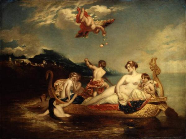 The Coral Finder: Venus And Her Youthful Satellites by William Etty