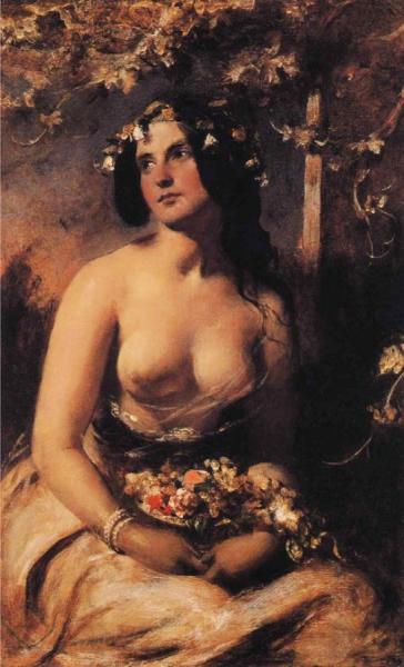 The Flower Girl by William Etty