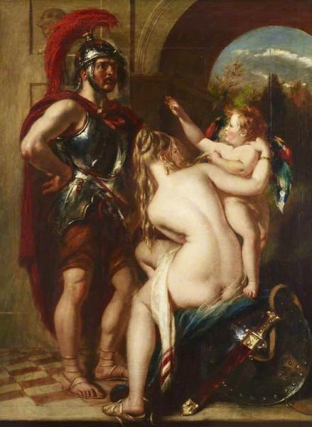 Venus, Cupid And Mars by William Etty