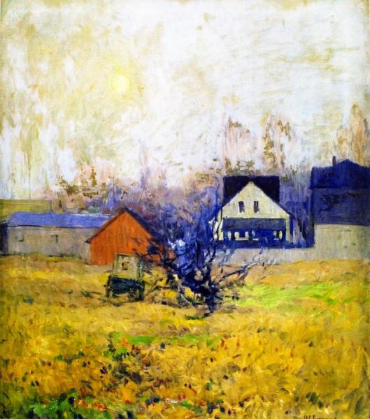 Moonrise And Twilight by William Forsyth Oil Painting Reproductions