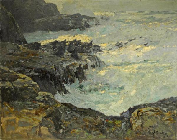 Evening Tide, California Coast, 1926 by William Frederick Ritschel
