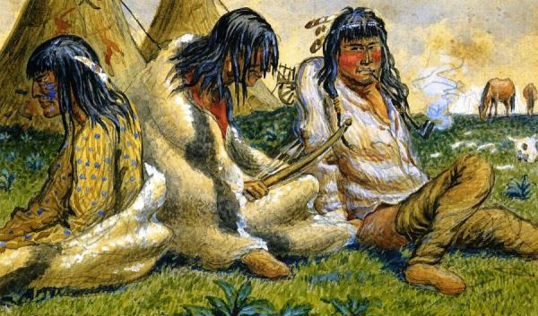 Indians On The Prairie by William George Richardson Hind